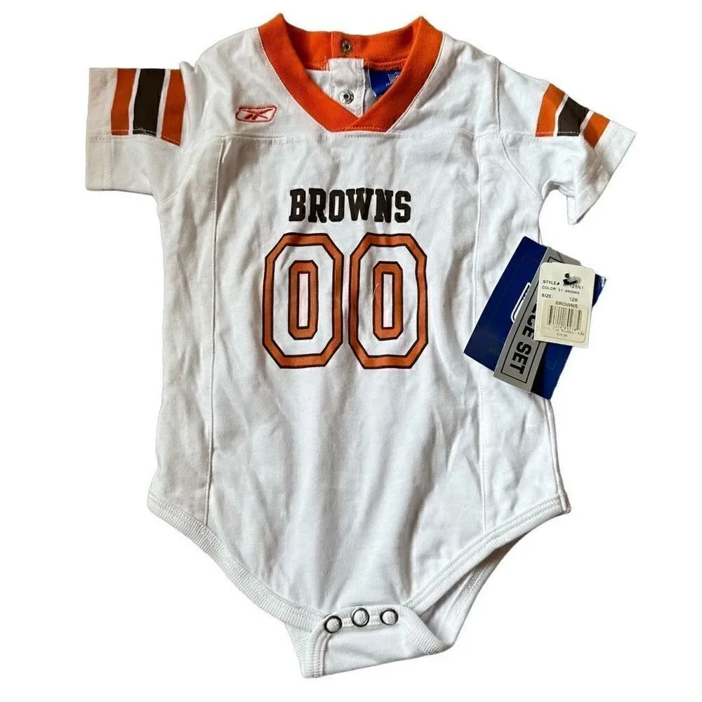 NWT NFL Browns one piece size 12 months